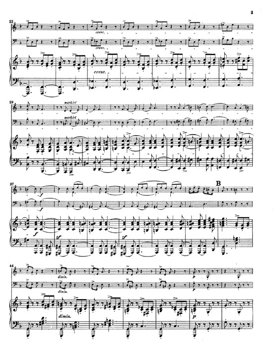 Schumann【Trio No. 2 in F Major , Opus 80】for Piano , Violin and Cello