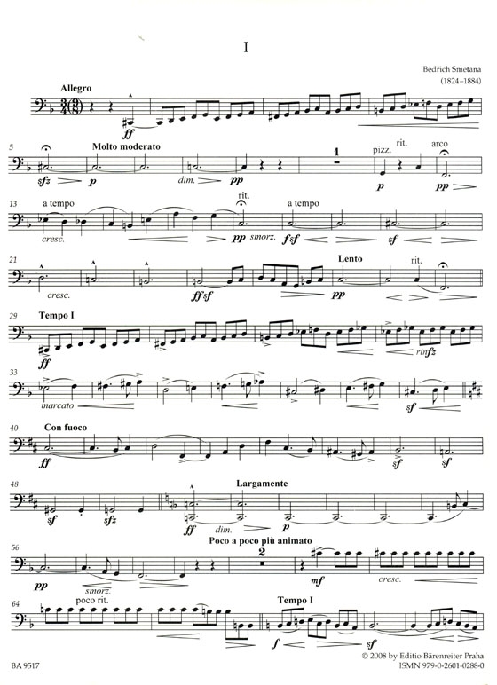 Smetana【String Quartet】No. 2  in D minor