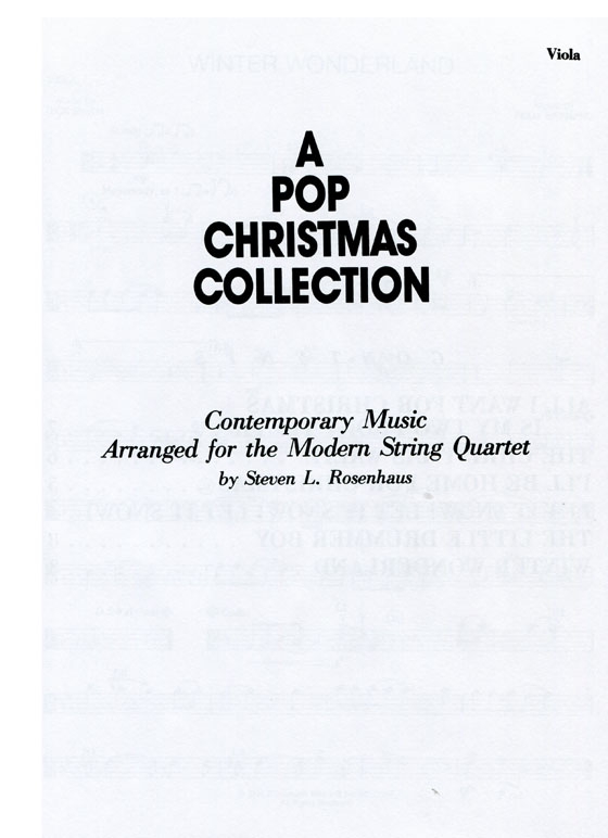 A Pop Christmas Collection Full Score Included