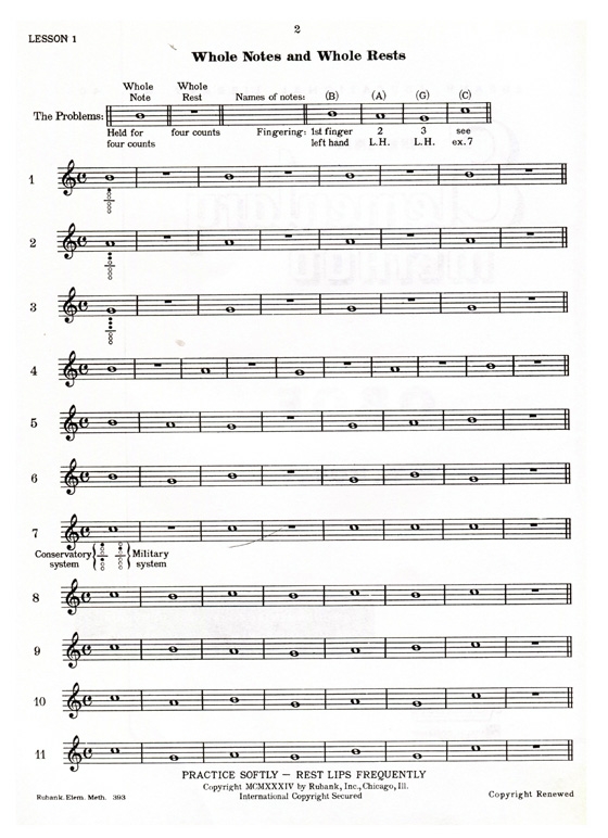 Rubank【Elementary Method】for Oboe