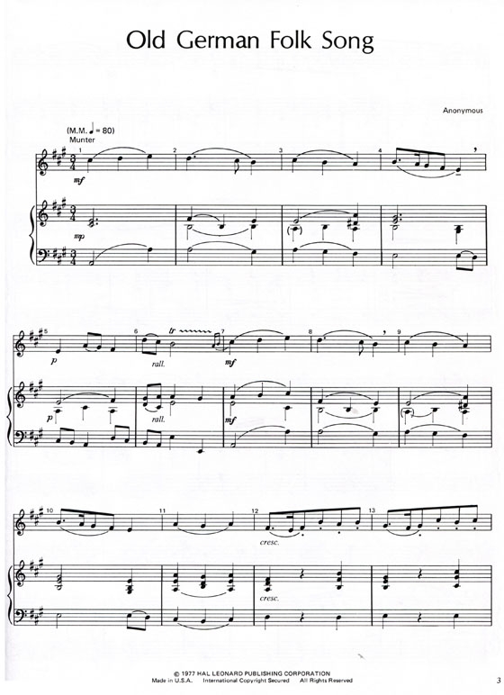 Master Solos Intermediate Level for Oboe【CD+樂譜】