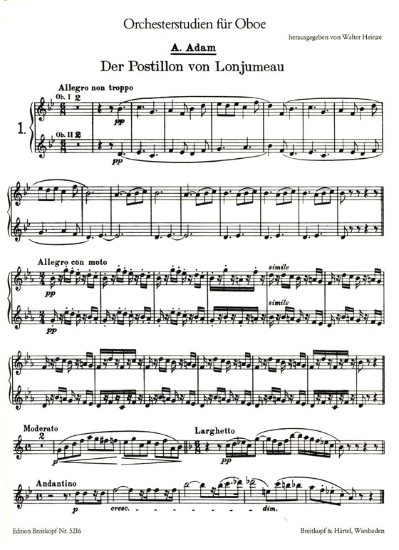 Orchesterstudien for Oboe【Ⅱ】 Orchesterstudien for Oboe【Ⅱ】