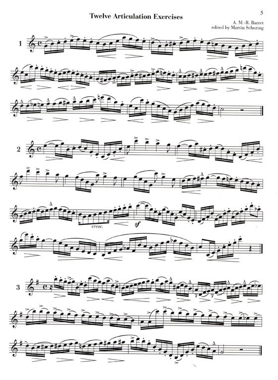 Barret【Oboe Method】Complete for Oboe Barret【Oboe Method】Complete for Oboe