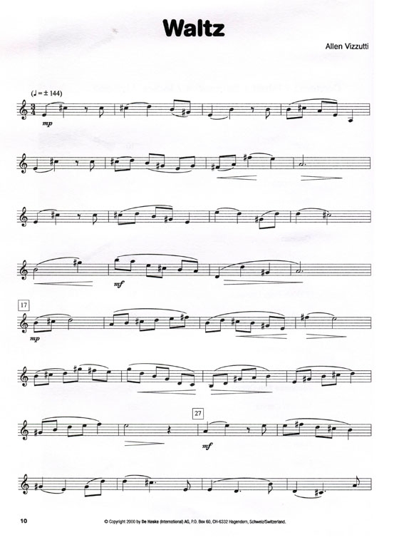 Dynamic Dances【Graded Concert Studies】for Clarinet