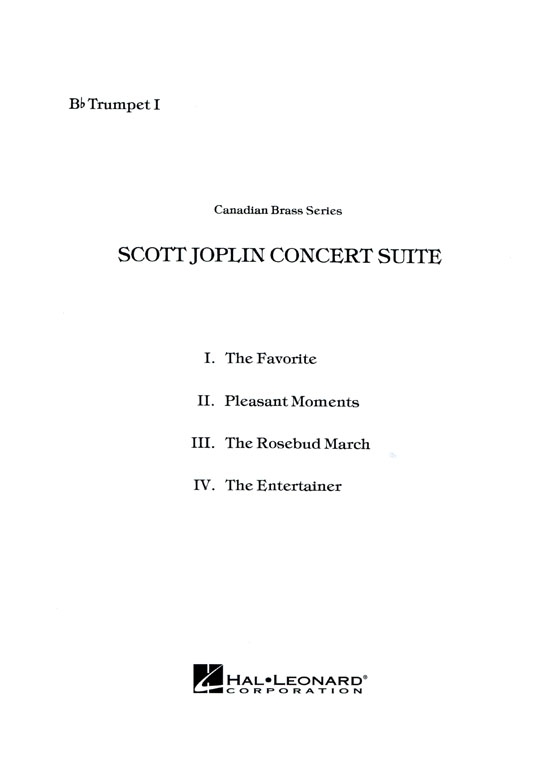 The Canadian Brass【Scott Joplin - Concert Suite】for Brass Quintet