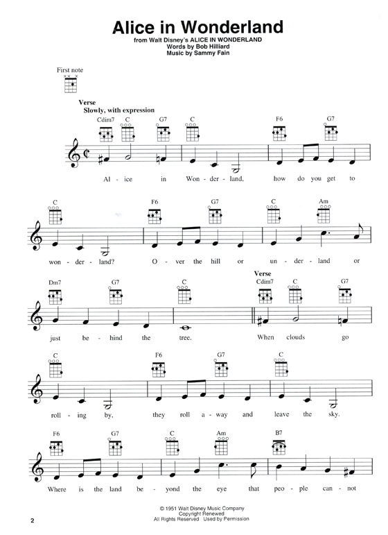 Disney Songs for Ukulele Disney Songs for Ukulele