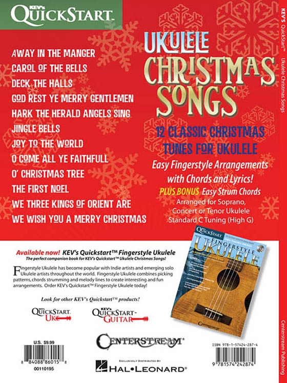 Kev's QuickStart : Ukulele Christmas Songs Kev's QuickStart : Ukulele Christmas Songs