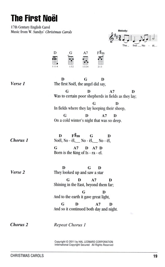 Christmas Carols【75 Songs】for Ukulele