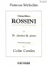 Gioacchino Rossini【Famous Melodies】for B♭ Clarinet and Piano