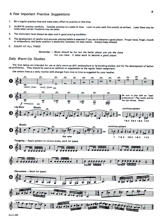 Student Instrumental Course【Cornet Student】Level Three
