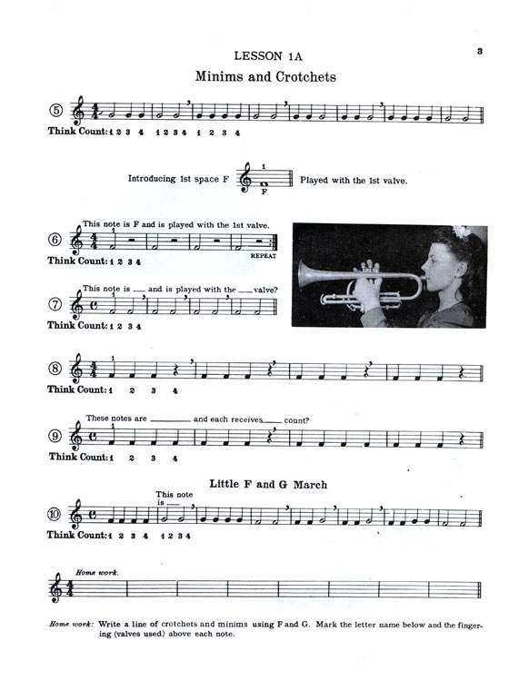 A Tune a Day for Trumpet or Cornet【Book One】