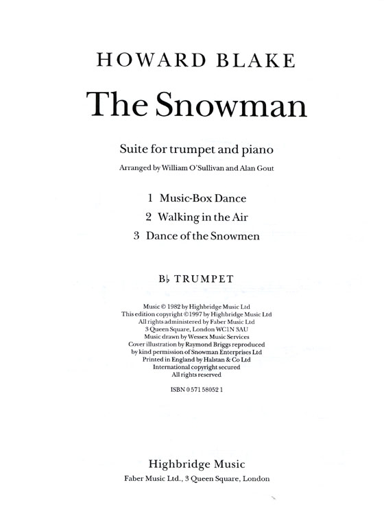 The Snowman【Suite】for Trumpet and Piano