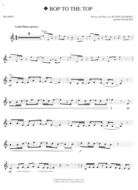 High School Musical【CD+樂譜】for Trumpet High School Musical【CD+樂譜】for Trumpet