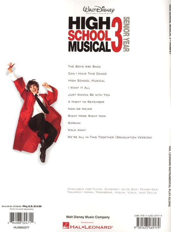 High School Musical 3【CD+樂譜】for Trumpet