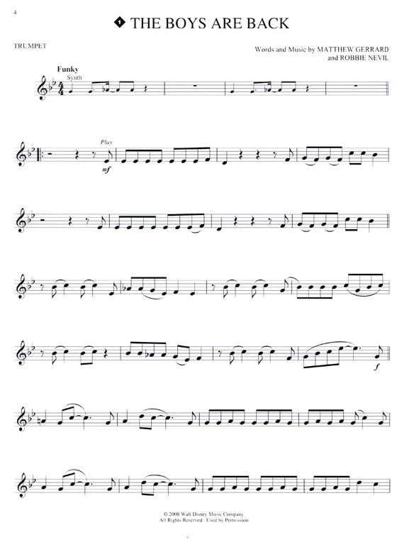 High School Musical 3【CD+樂譜】for Trumpet High School Musical 3【CD+樂譜】for Trumpet