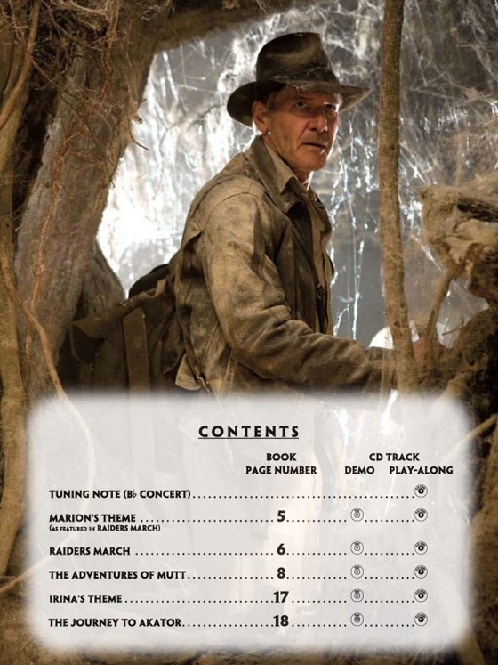 Selections From Indiana Jones and the Kingdom Of The Crystal Skull【CD+樂譜】 Trumpet , Level 2-3 Selections From Indiana Jones and the Kingdom Of The Crystal Skull【CD+樂譜】 Trumpet , Level 2-3