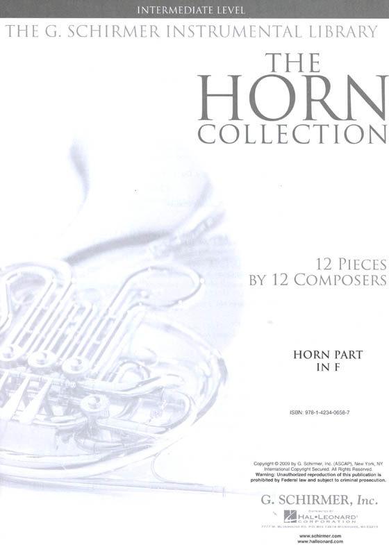 The Horn Collection【2CD+樂譜】Intermediate Level