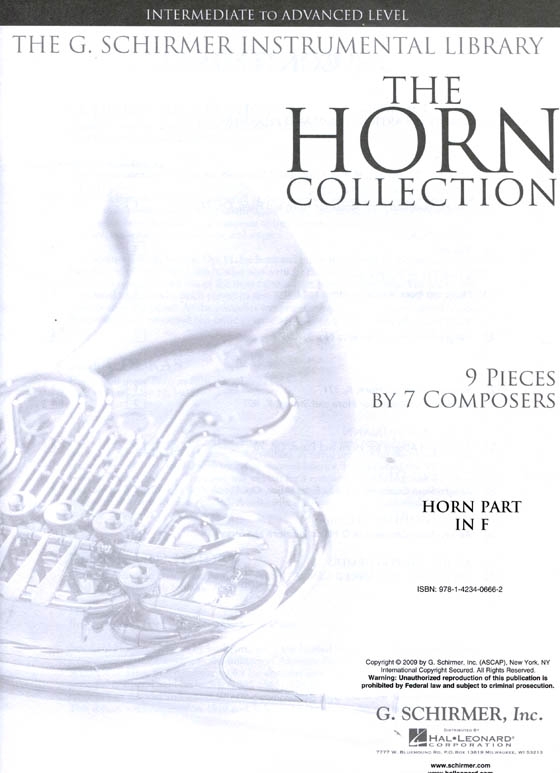 The Horn Collection【2CD+樂譜】Intermediate to Advanced Level