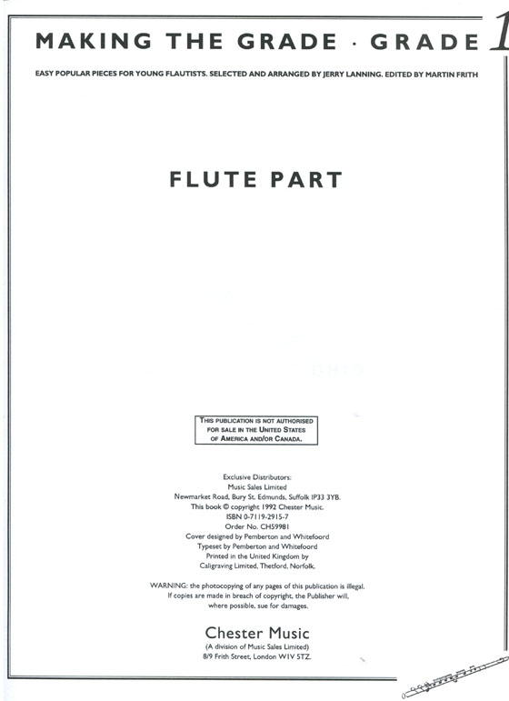 Making The Grade【1】for Flute
