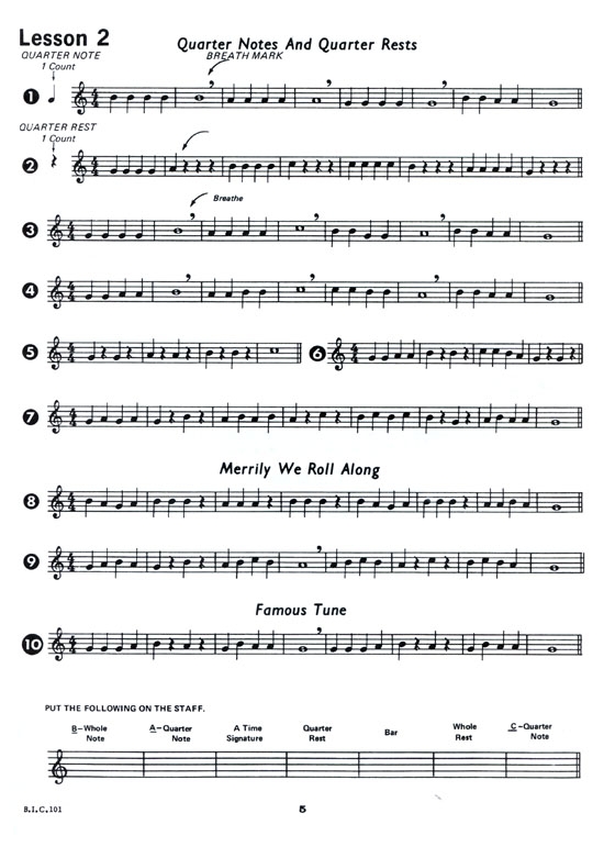 Student Instrumental Course【Flute Student】Level One