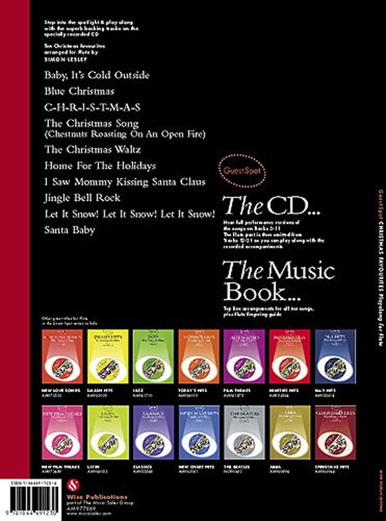 Christmas Favourites【CD+樂譜】Playalong for Flute