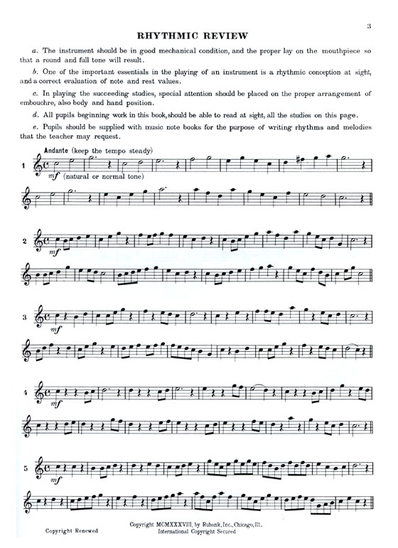 Rubank【Intermediate Method】for Saxophone
