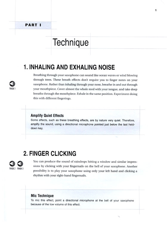 Saxophone Sound Effects【CD+樂譜】Circular Breathing, Multiphonics, Altissimo Register Playing and Much More!