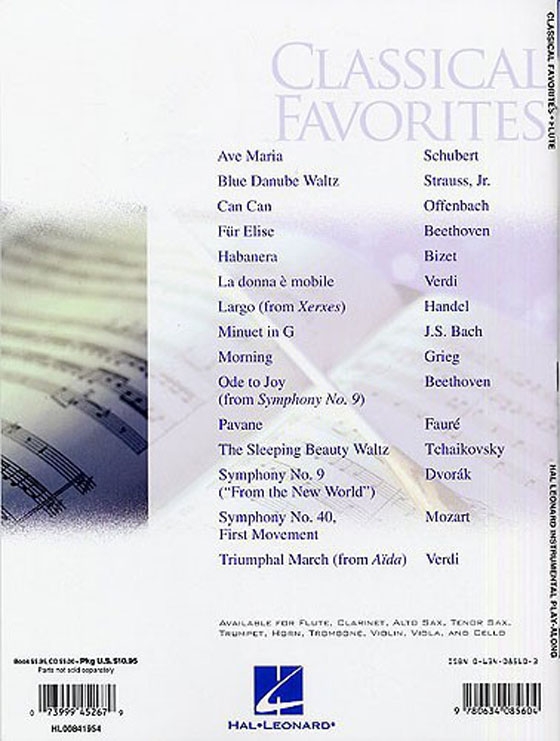 Classical Favorites【CD+樂譜】for Flute