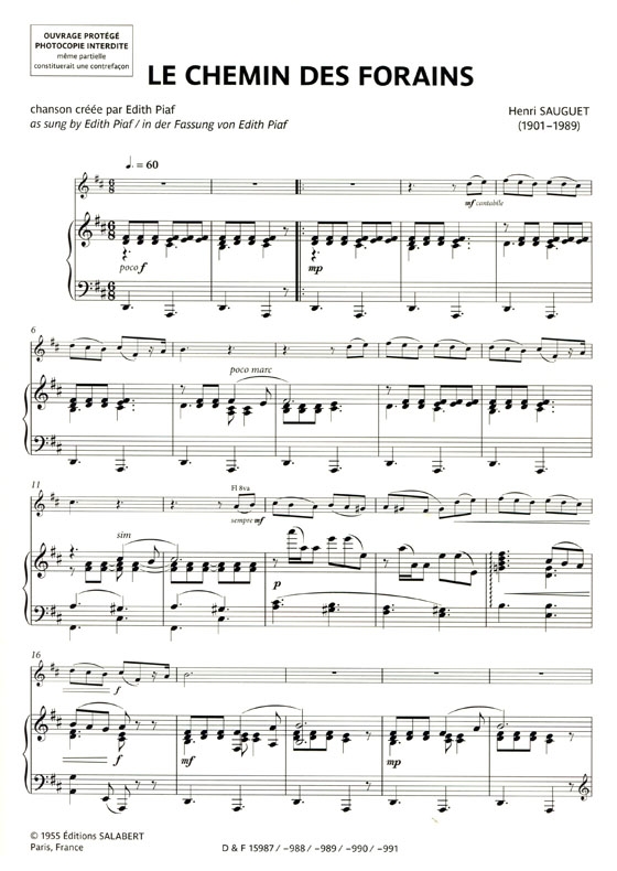 Esprit Français pour flute and Piano Esprit Français pour flute and Piano