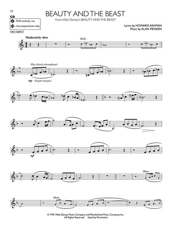 Disney Movie Hits【CD+樂譜】for Trumpet Disney Movie Hits【CD+樂譜】for Trumpet