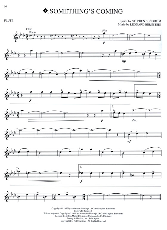 West Side Story【CD+樂譜】 for Flute West Side Story【CD+樂譜】 for Flute