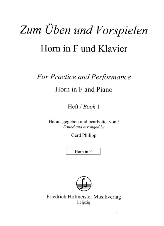 Zum Üben Und Vorspielen【1】Horn und Klavier