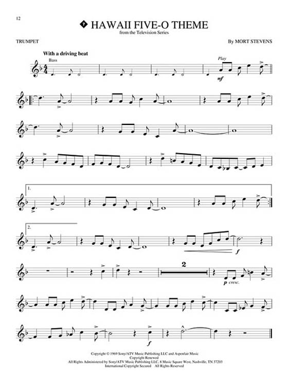Great Themes【CD+樂譜】for Trumpet Great Themes【CD+樂譜】for Trumpet