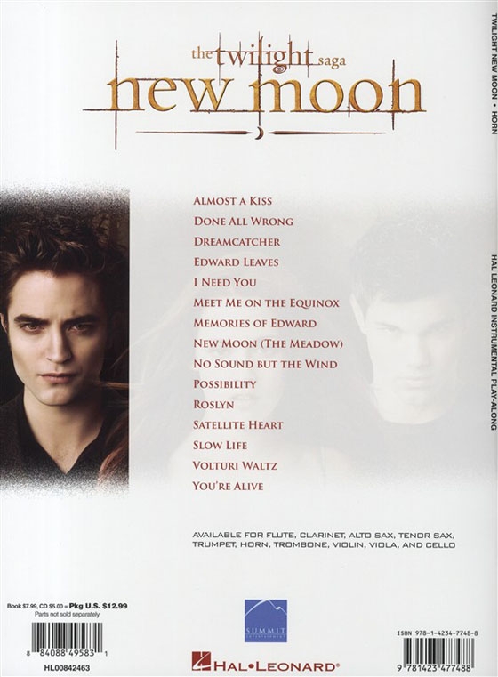 The Twilight Saga New Moon【CD+樂譜】 for Horn The Twilight Saga New Moon【CD+樂譜】 for Horn