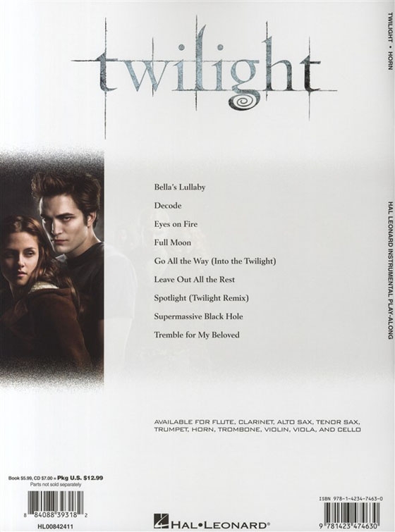 Twilight【CD+樂譜】for Horn Twilight【CD+樂譜】for Horn