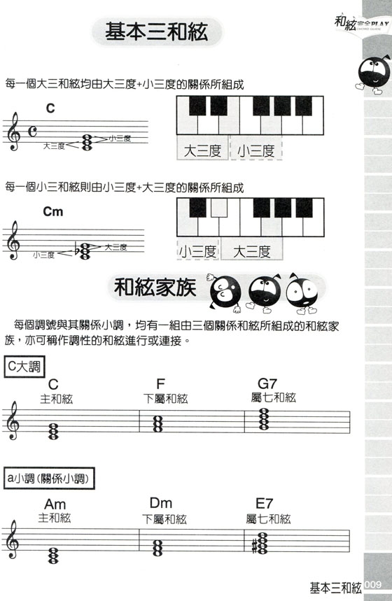 和絃完全PLAY ♪ CHORD GUIDE ♪ 鋼琴/電子琴/吉他/必備教材手冊