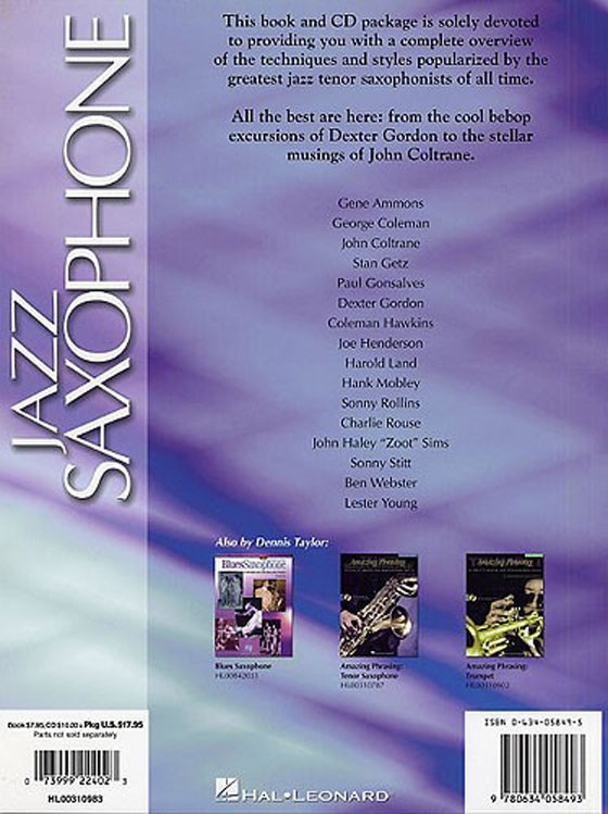 Jazz Saxophone【CD+樂譜】