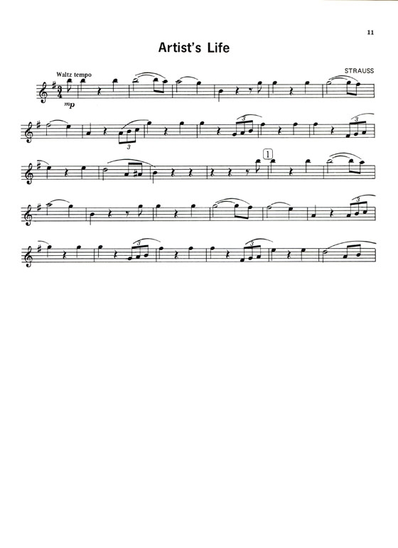 Student Instrumental Course【Tunes for Alto Saxophone Technic】Level Three