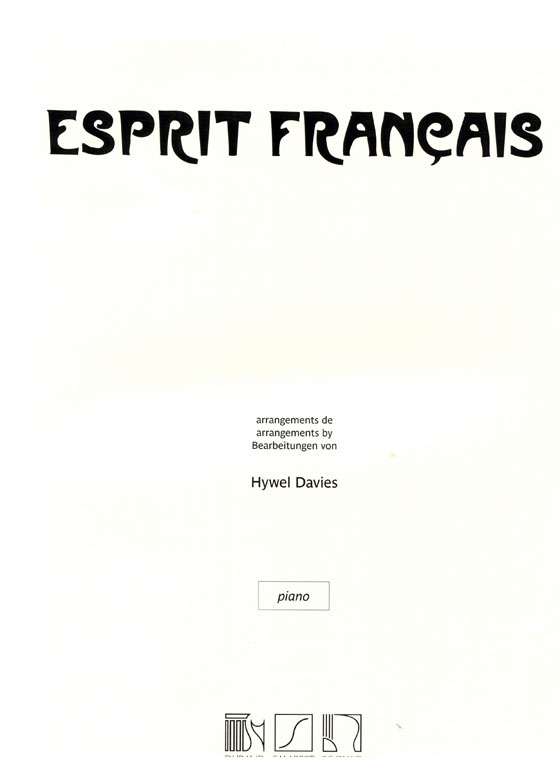 Esprit Français pour saxophone alto and piano