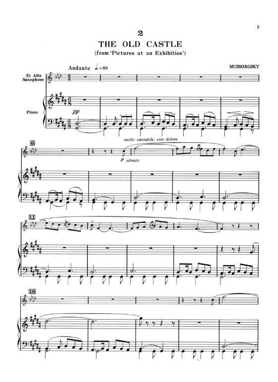 Saxophone Solos【Volume 1】E♭ Alto With Piano Accompaniment