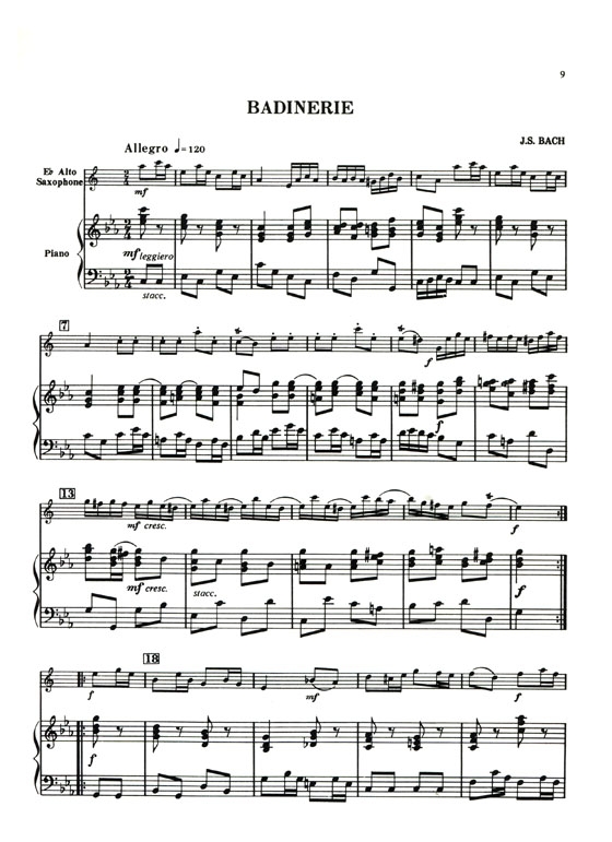 Saxophone Solos【Volume 2】E♭ Alto With Piano Accompaniment