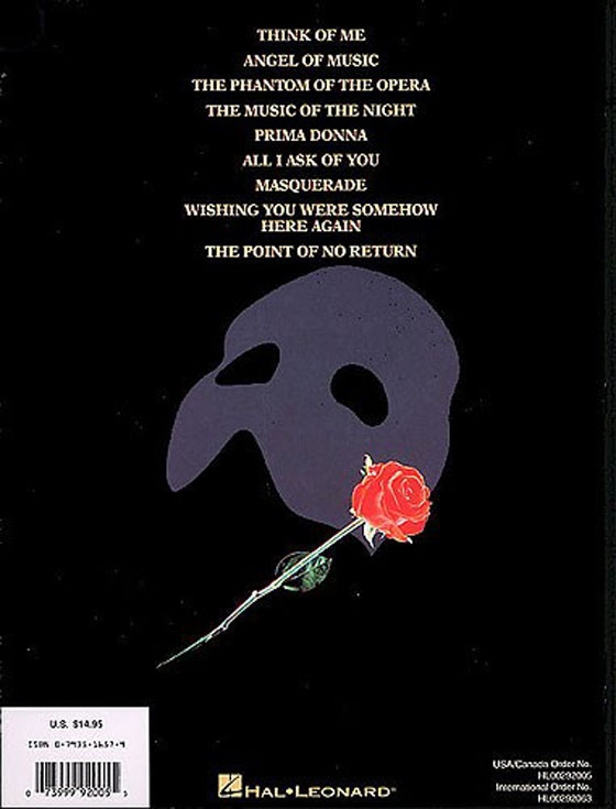 【The Phantom of the Opera】for Piano Solos