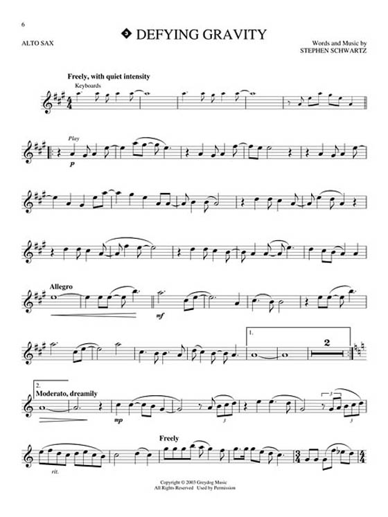 A New Musical Wicked【CD+樂譜】for Alto Sax A New Musical Wicked【CD+樂譜】for Alto Sax
