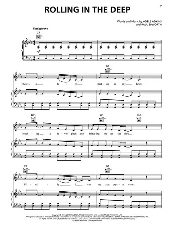 Adele Piano Play-Along【Volume 118】Piano/Vocal/Guitar‧CD