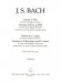 J. S. Bach【Sonate C-Dur , BWV 1033】für Flöte und Basso Continuo【Sonaten Es-Dur,BWV 1031 / G-Moll , BWV 1020 】für Flöte und obligates Cembalo