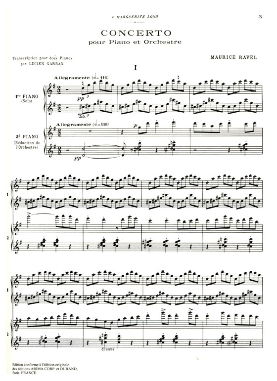 Ravel ラヴェル ピアノ作品集 第4巻 ピアノ協奏曲ト長調／左手のための協奏曲