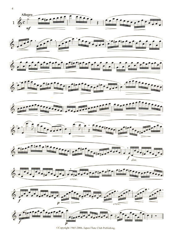 Drouet【25 Études】for the Flute