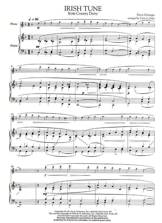 Percy Grainger【Album】for Flute and Piano