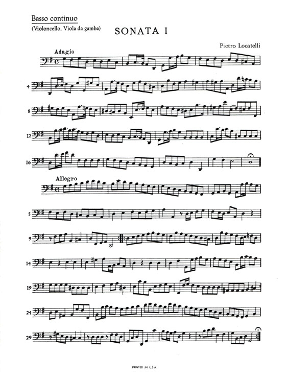 Locatelli【Three Sonatas】for Flute and Piano