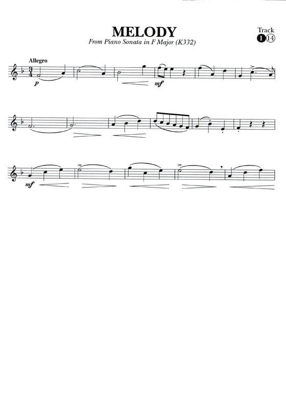 Mozart【CD+樂譜】for Flute Mozart【CD+樂譜】for Flute